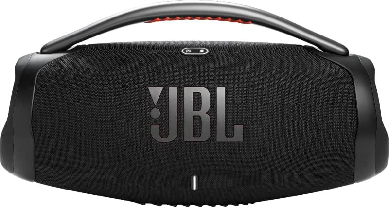 JBL Boombox 3 Black Portable Bluetooth Speaker with Massive Sound, Deepest Bass, IPX7 Waterproof, 24H Playtime, PartyBoost - The Cozy Corner