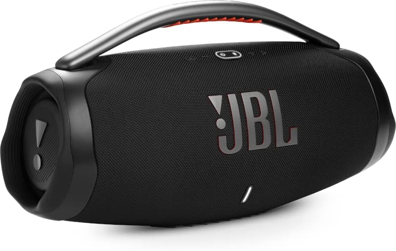 JBL Boombox 3 Black Portable Bluetooth Speaker with Massive Sound, Deepest Bass, IPX7 Waterproof, 24H Playtime, PartyBoost - The Cozy Corner