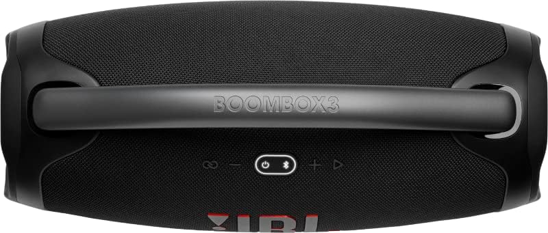 JBL Boombox 3 Black Portable Bluetooth Speaker with Massive Sound, Deepest Bass, IPX7 Waterproof, 24H Playtime, PartyBoost - The Cozy Corner