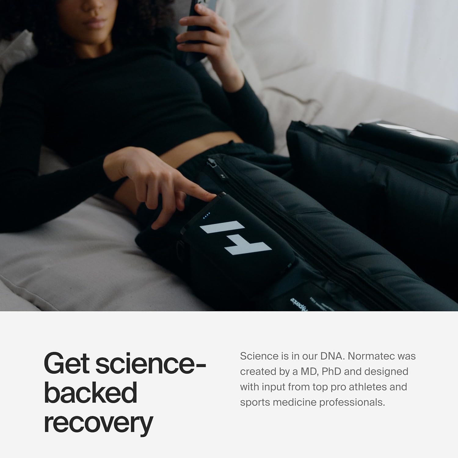 Hyperice Normatec Elite Legs Size Standard - Dynamic Air Compression Massage - Helps Increase Circulation in Legs, Reduces Muscle Pain and Aches and Improves Recovery Time Post - Workout - The Cozy Corner