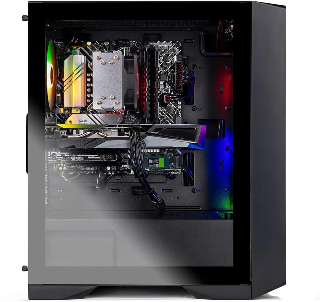 Skytech Gaming Nebula Desktop PC, Ryzen 5 5500 3.6 GHz (4.2GHz), AMD RX 9060XT 8GB, 1TB NVMe SSD, 16GB DDR4 RAM 3200, 650W Gold PSU, Wi - Fi, Win 11 - The Cozy Corner