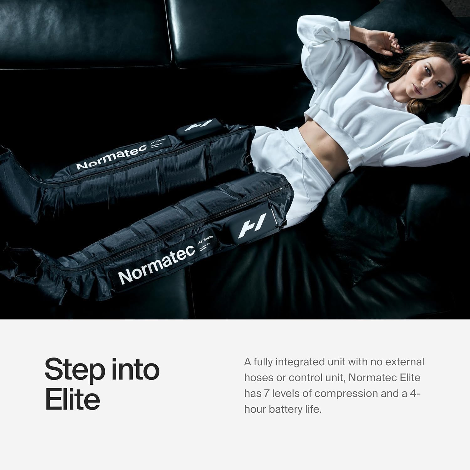 Hyperice Normatec Elite Legs Size Standard - Dynamic Air Compression Massage - Helps Increase Circulation in Legs, Reduces Muscle Pain and Aches and Improves Recovery Time Post - Workout - The Cozy Corner