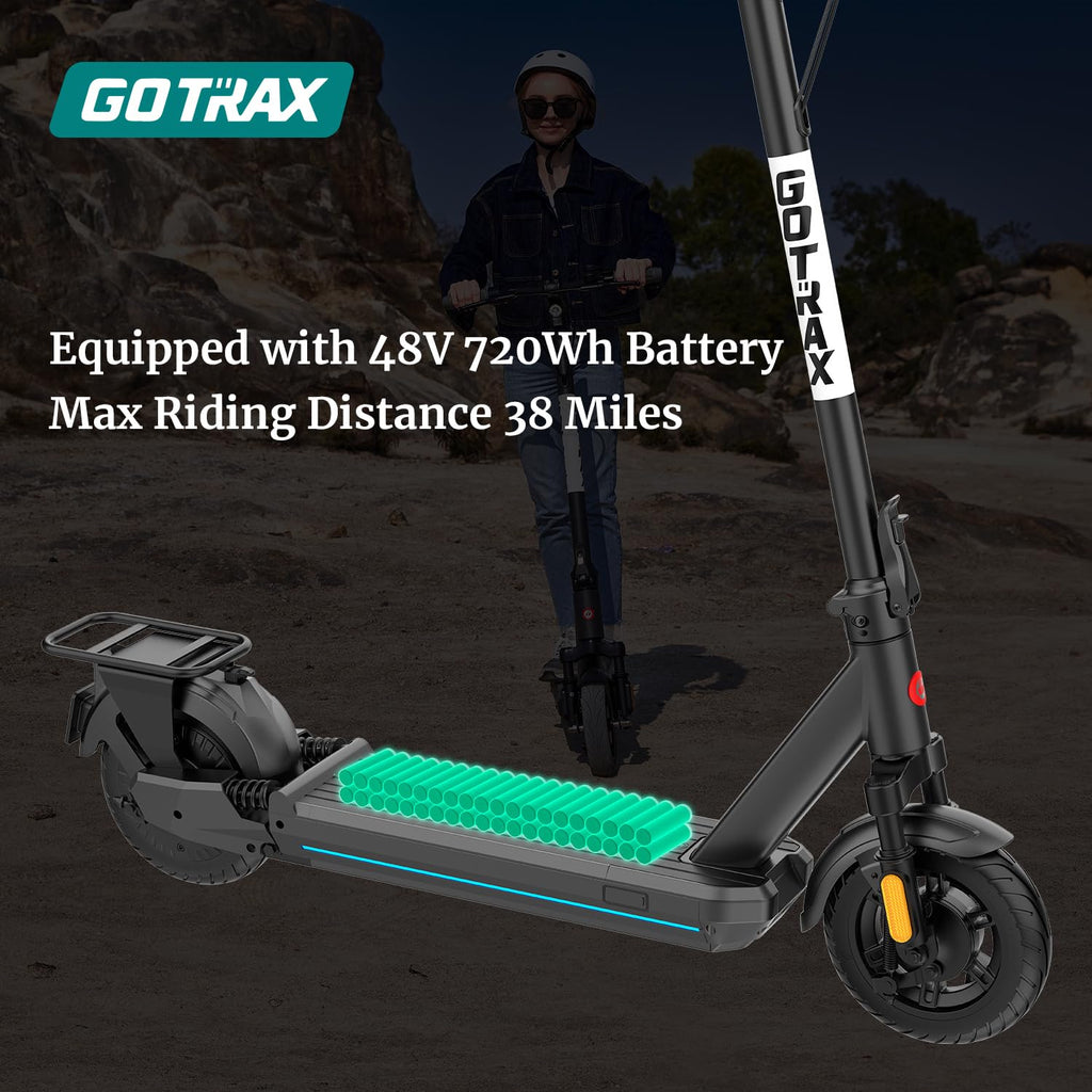Gotrax XR ELITE MAX Electric Scooter,10" Big Tires, Max 18 Miles Range 20Mph Speed Power by 350W Motor Long Life Battery, Large Digital Display and Cruise Control Foldable Commuter EScooter for Adults - The Cozy Corner
