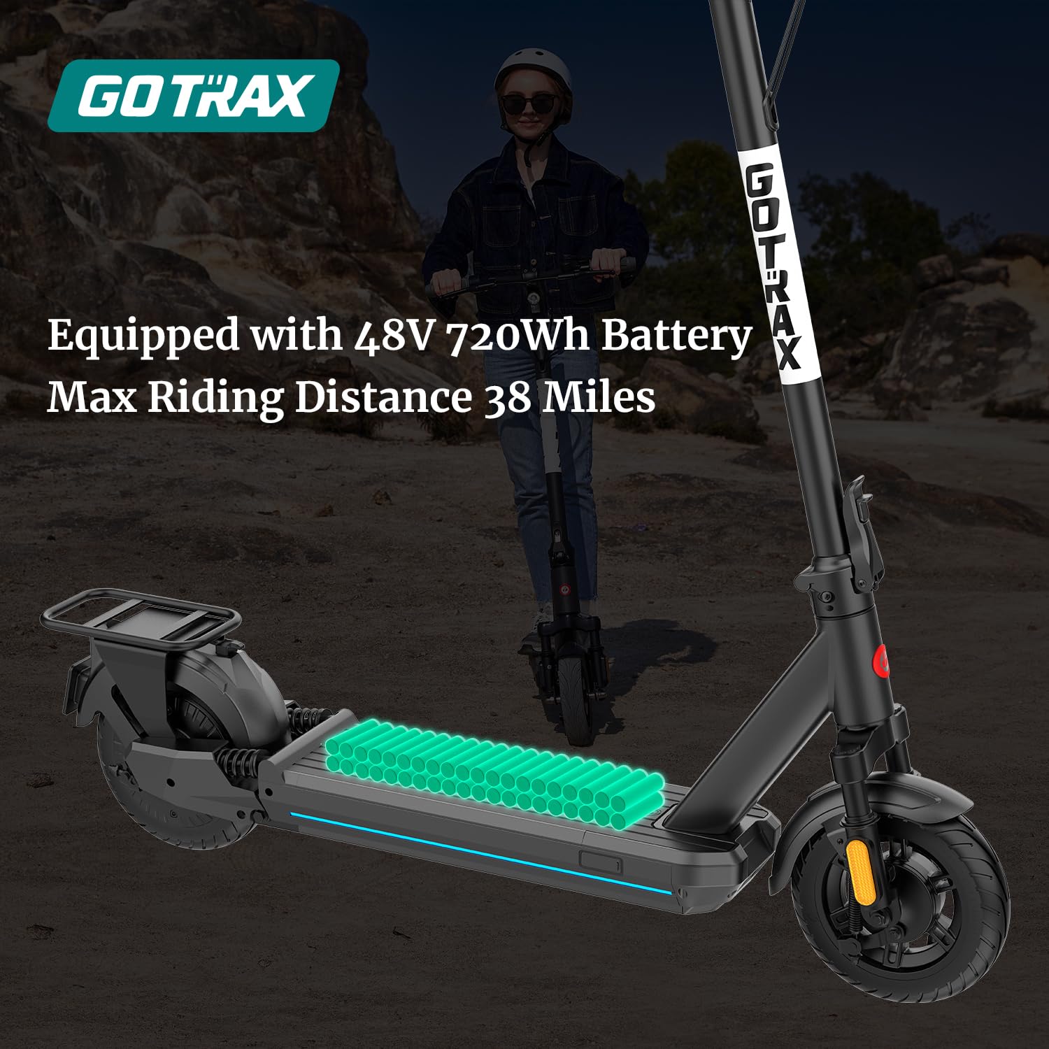 Gotrax XR ELITE MAX Electric Scooter,10" Big Tires, Max 18 Miles Range 20Mph Speed Power by 350W Motor Long Life Battery, Large Digital Display and Cruise Control Foldable Commuter EScooter for Adults - The Cozy Corner