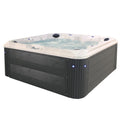 AquaLife Grand Banks™ 6 - Person 81 - Jet Acrylic Non - Lounger Hot Tub with LED Lighting, Insulated Cover, Stainless Steel Heater and Ozonator - The Cozy Corner
