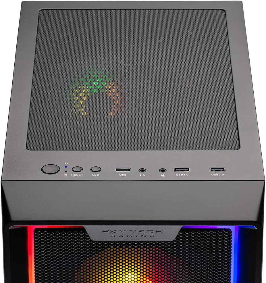 Skytech Gaming Nebula Desktop PC, Ryzen 5 5500 3.6 GHz (4.2GHz), AMD RX 9060XT 8GB, 1TB NVMe SSD, 16GB DDR4 RAM 3200, 650W Gold PSU, Wi - Fi, Win 11 - The Cozy Corner