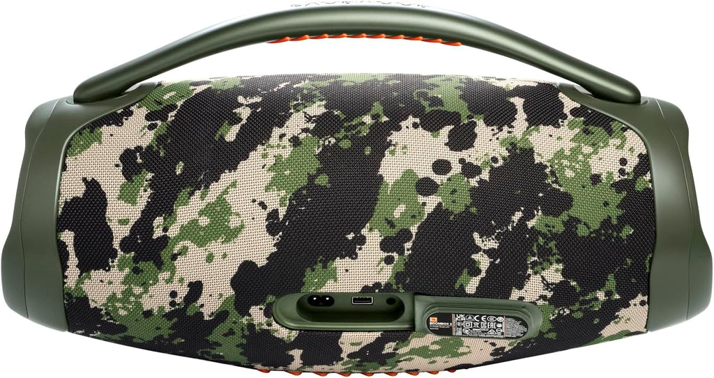 JBL Boombox 3 Black Portable Bluetooth Speaker with Massive Sound, Deepest Bass, IPX7 Waterproof, 24H Playtime, PartyBoost - The Cozy Corner