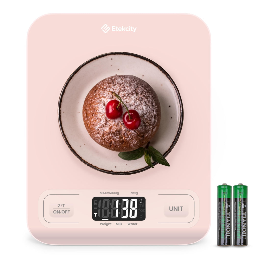 Etekcity Food Kitchen Scale, Digital Grams and Ounces for Weight Loss, Baking, Cooking, Keto and Meal Prep, LCD Display, Medium, 304 Stainless Steel - The Cozy Corner