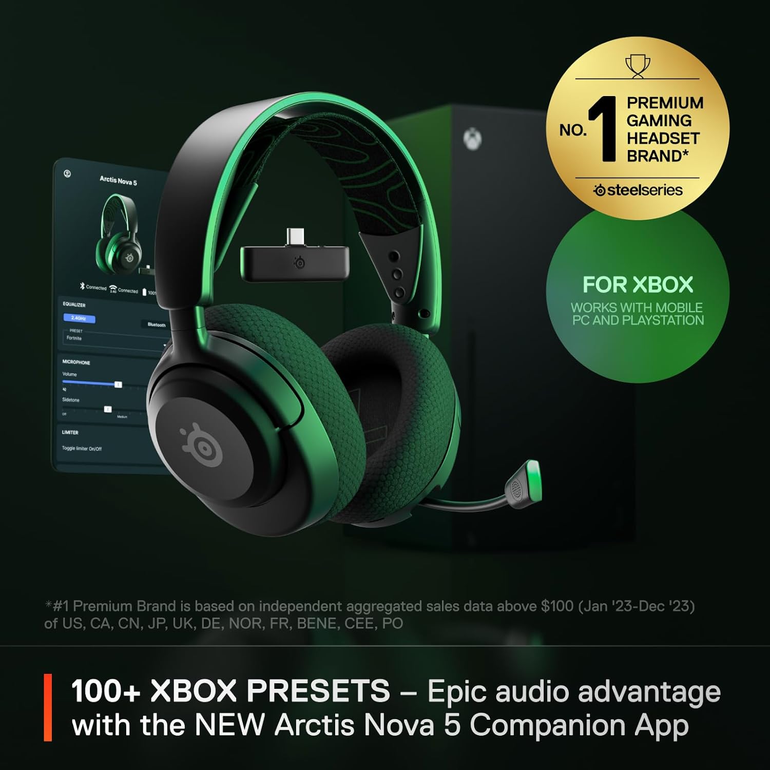 SteelSeries Arctis Nova 5X Wireless Multi - System Gaming Headset — Neodymium Magnetic Drivers — 100+ Audio Presets — 60 HR Battery — 2.4GHz or BT — ClearCast Gen2.X Mic — Xbox, PC, PS, Switch, Mobile - The Cozy Corner
