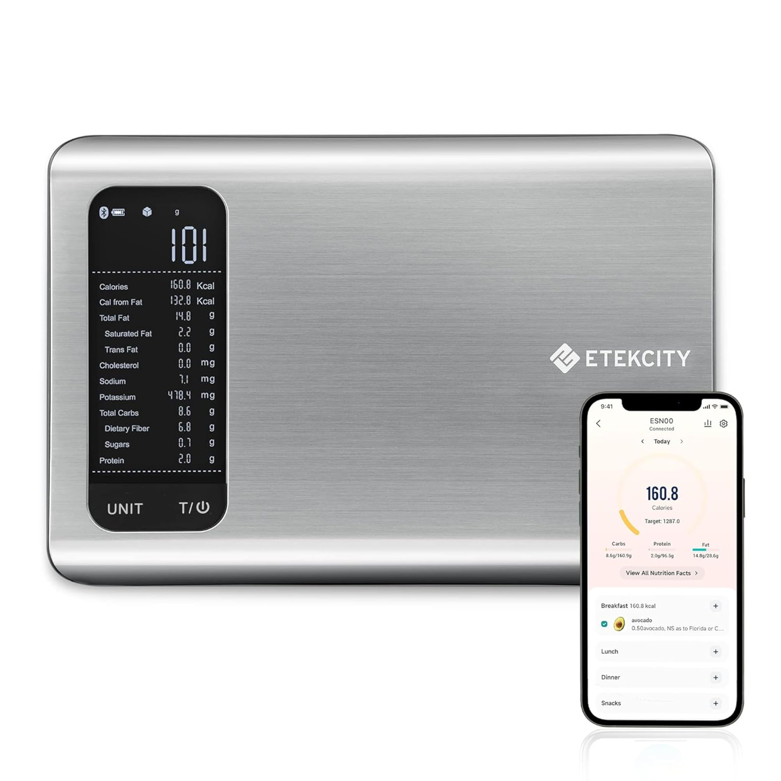 Etekcity Food Kitchen Scale, Digital Grams and Ounces for Weight Loss, Baking, Cooking, Keto and Meal Prep, LCD Display, Medium, 304 Stainless Steel - The Cozy Corner
