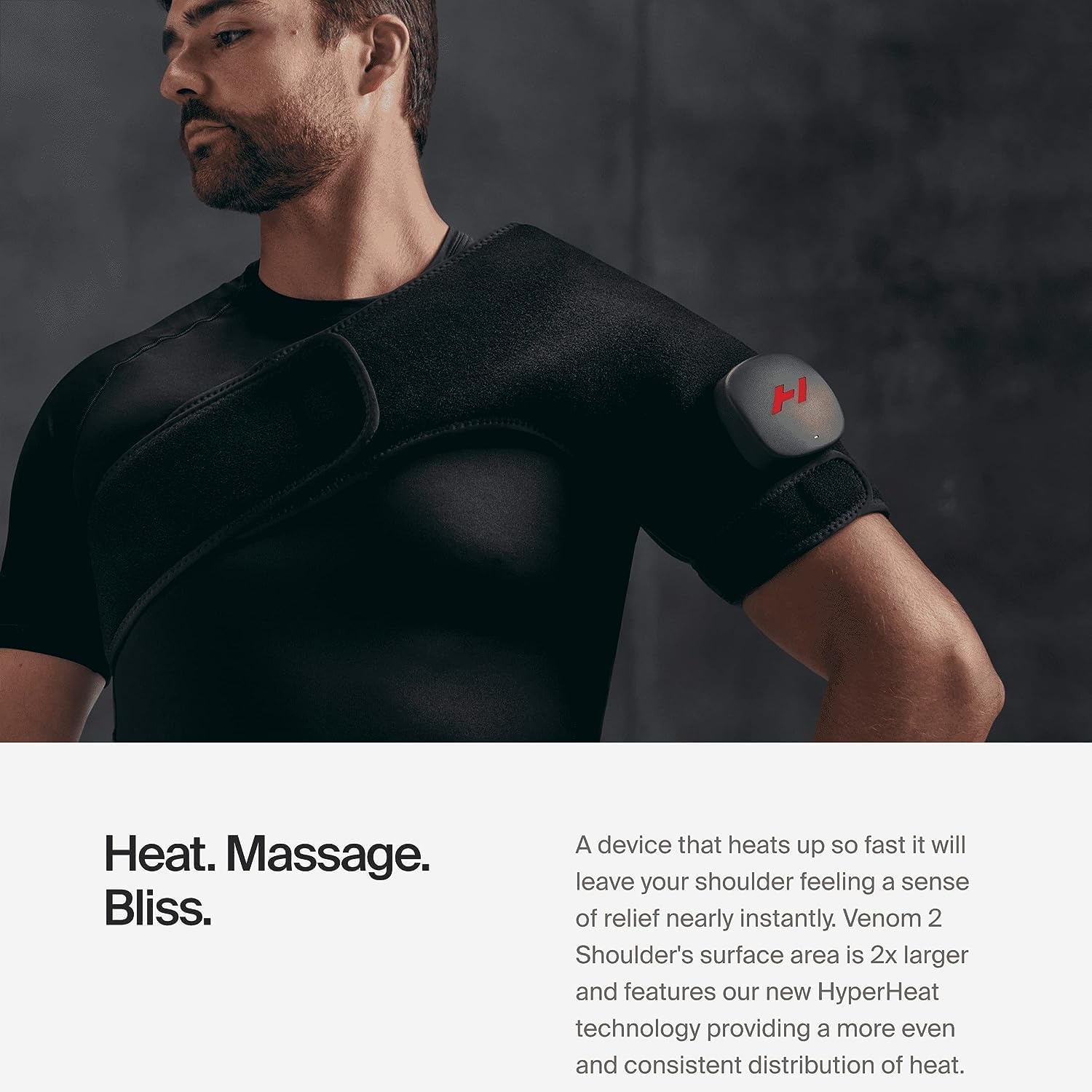 Hyperice Venom 2 - Advanced Heat + Vibration Wrap (Right Shoulder) - The Cozy Corner