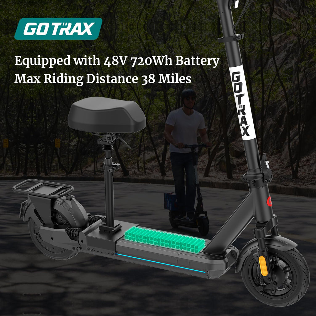 Gotrax XR ELITE MAX Electric Scooter,10" Big Tires, Max 18 Miles Range 20Mph Speed Power by 350W Motor Long Life Battery, Large Digital Display and Cruise Control Foldable Commuter EScooter for Adults - The Cozy Corner