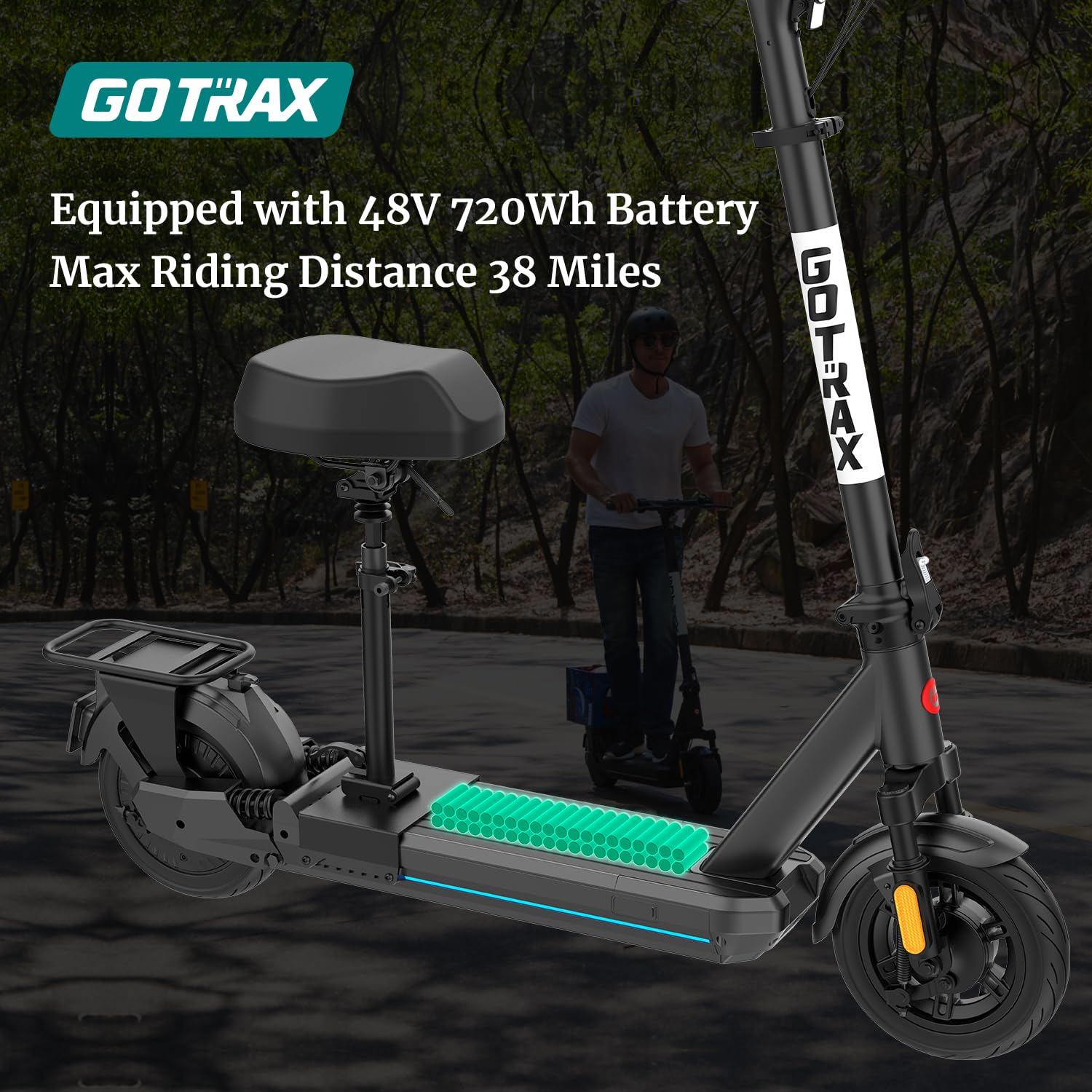 Gotrax XR ELITE MAX Electric Scooter,10" Big Tires, Max 18 Miles Range 20Mph Speed Power by 350W Motor Long Life Battery, Large Digital Display and Cruise Control Foldable Commuter EScooter for Adults - The Cozy Corner