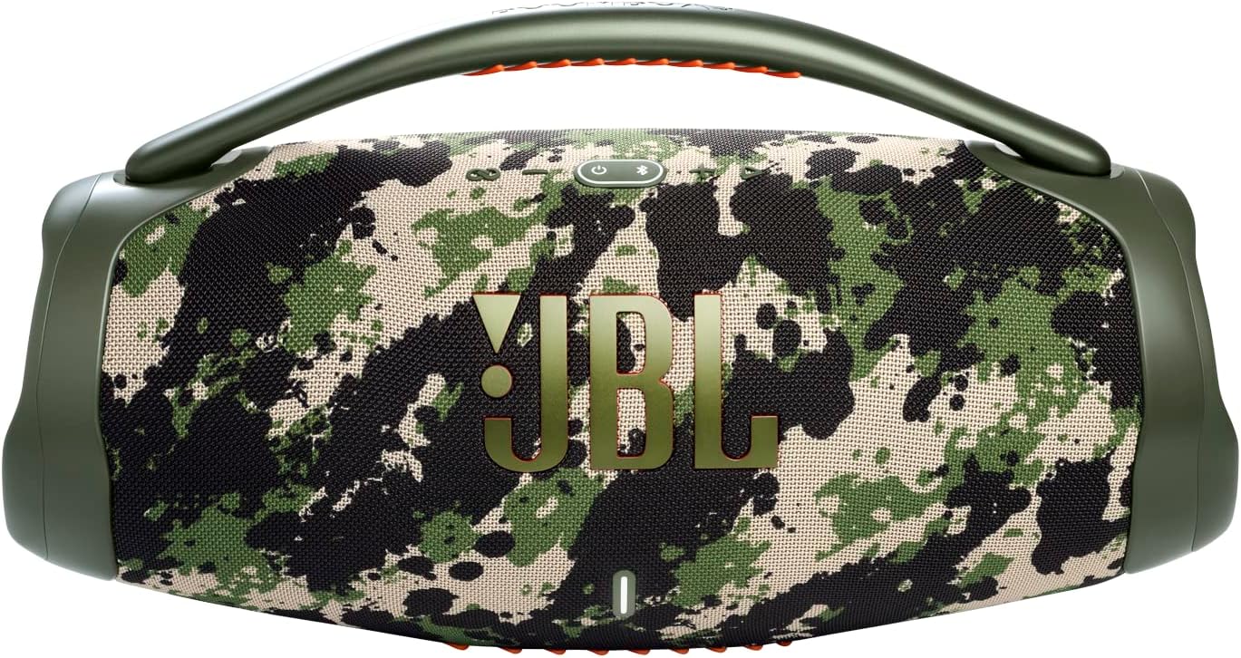 JBL Boombox 3 Black Portable Bluetooth Speaker with Massive Sound, Deepest Bass, IPX7 Waterproof, 24H Playtime, PartyBoost - The Cozy Corner