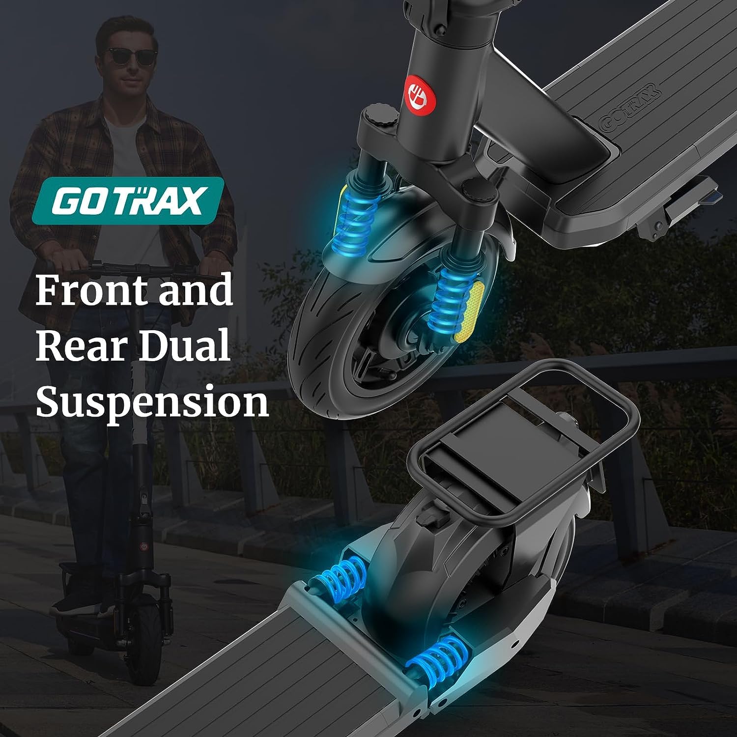 Gotrax XR ELITE MAX Electric Scooter,10" Big Tires, Max 18 Miles Range 20Mph Speed Power by 350W Motor Long Life Battery, Large Digital Display and Cruise Control Foldable Commuter EScooter for Adults - The Cozy Corner