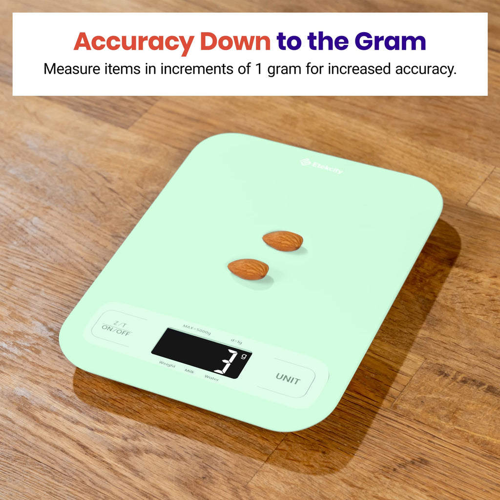 Etekcity Food Kitchen Scale, Digital Grams and Ounces for Weight Loss, Baking, Cooking, Keto and Meal Prep, LCD Display, Medium, 304 Stainless Steel - The Cozy Corner