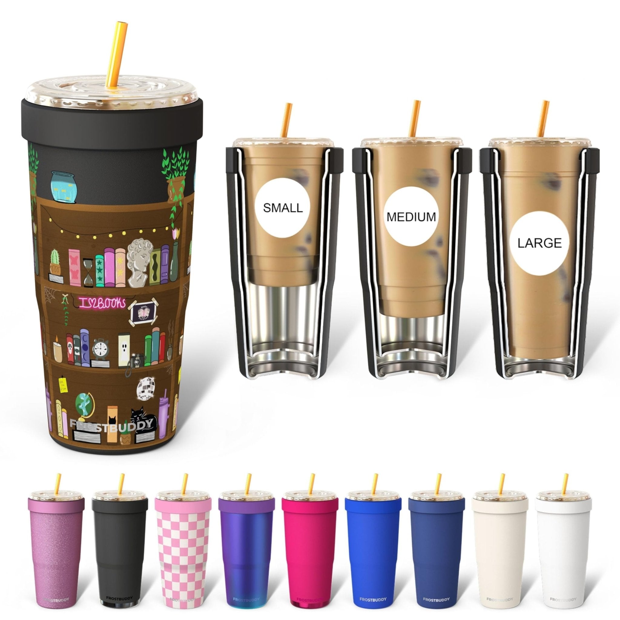 Frost Buddy Togo Buddy 30 oz Stainless Steel Vacuum Insulated Tumbler To Go Coffee Cup – Iced Coffee Cups, Iced Coffee Sleeve, Travel Mug, Thermal Cup for Hot & Cold Drinks, Dunkin Cup (Ice Cream) - The Cozy Corner