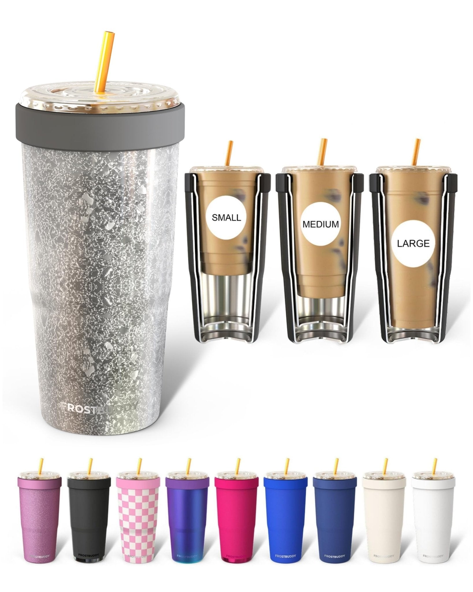 Frost Buddy Togo Buddy 30 oz Stainless Steel Vacuum Insulated Tumbler To Go Coffee Cup – Iced Coffee Cups, Iced Coffee Sleeve, Travel Mug, Thermal Cup for Hot & Cold Drinks, Dunkin Cup (Ice Cream) - The Cozy Corner