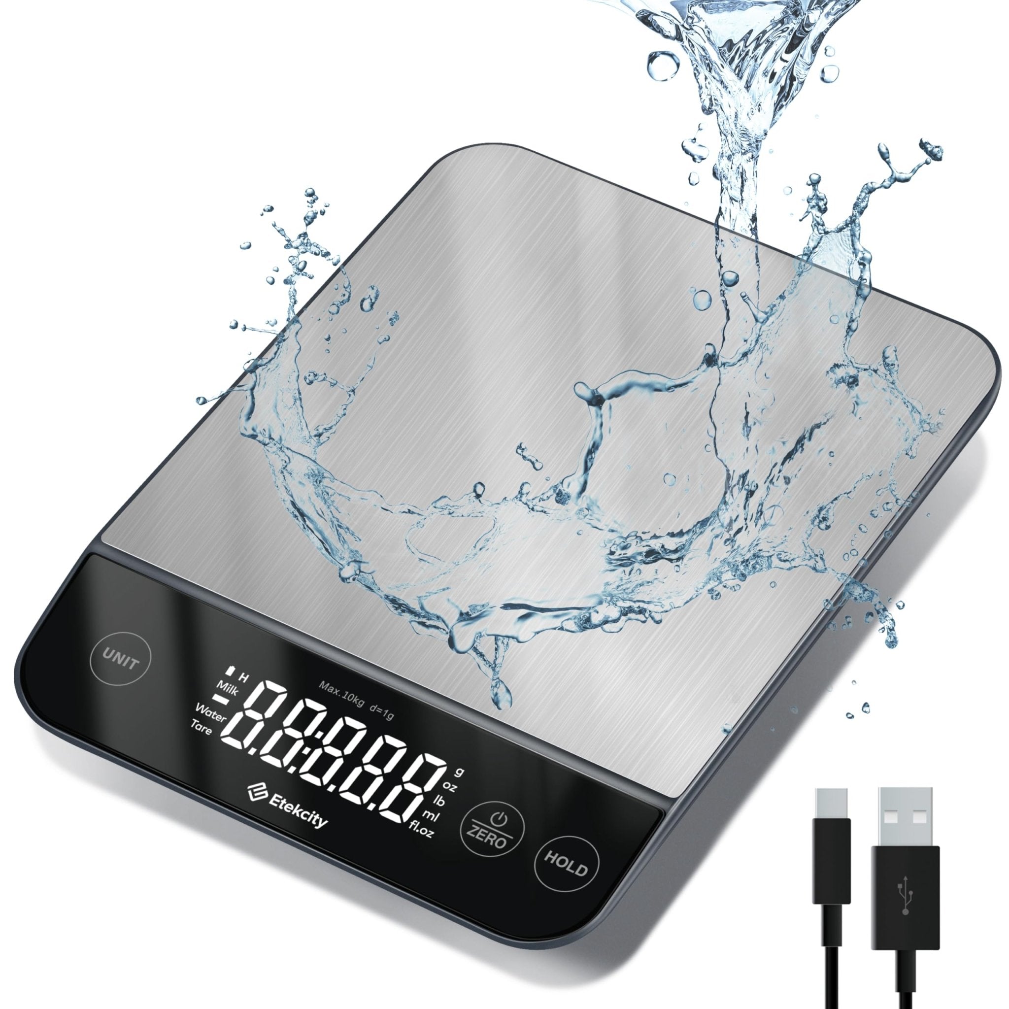 Etekcity Food Kitchen Scale, Digital Grams and Ounces for Weight Loss, Baking, Cooking, Keto and Meal Prep, LCD Display, Medium, 304 Stainless Steel - The Cozy Corner