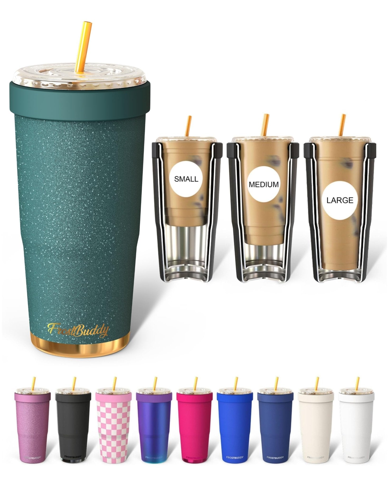 Frost Buddy Togo Buddy 30 oz Stainless Steel Vacuum Insulated Tumbler To Go Coffee Cup – Iced Coffee Cups, Iced Coffee Sleeve, Travel Mug, Thermal Cup for Hot & Cold Drinks, Dunkin Cup (Ice Cream) - The Cozy Corner