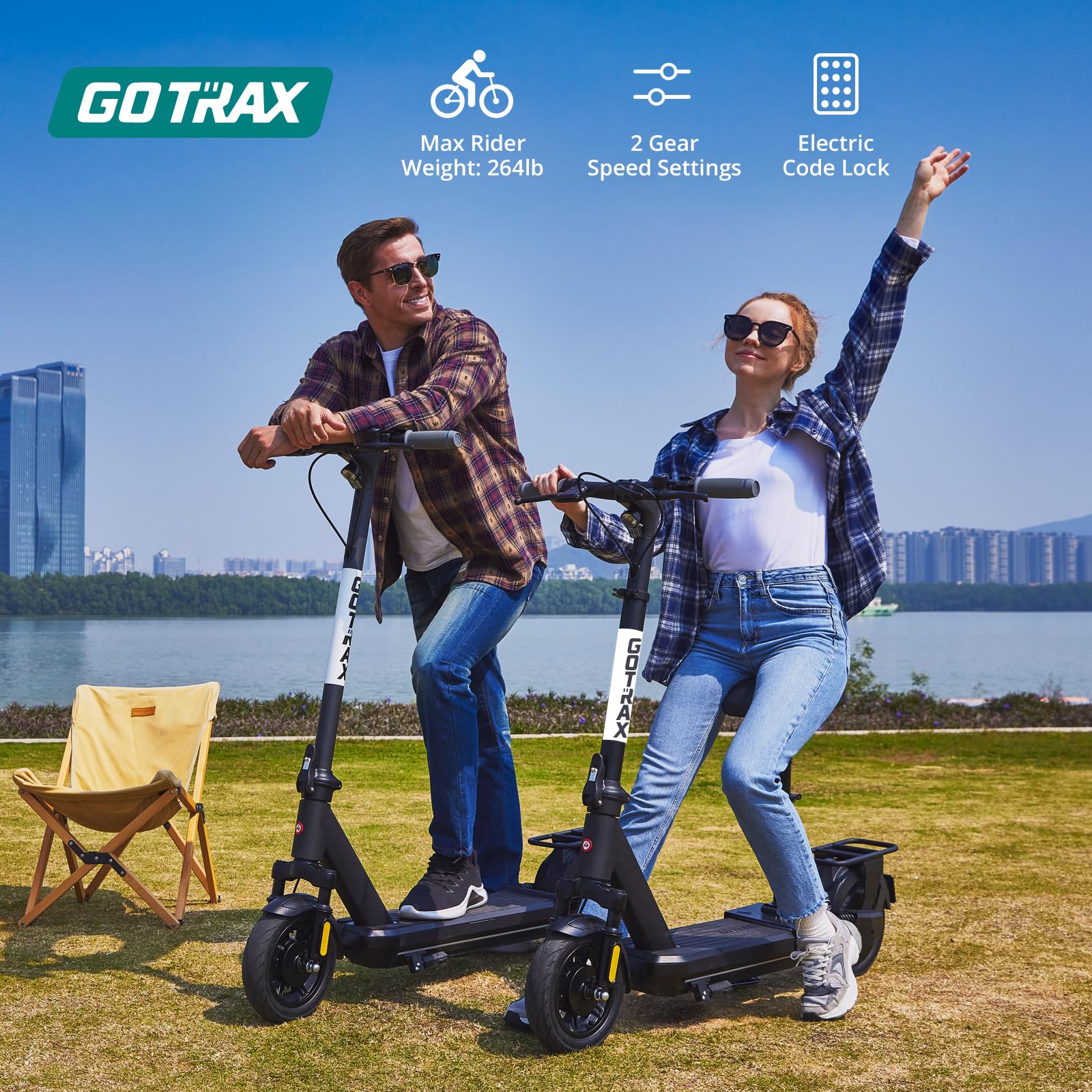 Gotrax XR ELITE MAX Electric Scooter,10" Big Tires, Max 18 Miles Range 20Mph Speed Power by 350W Motor Long Life Battery, Large Digital Display and Cruise Control Foldable Commuter EScooter for Adults - The Cozy Corner