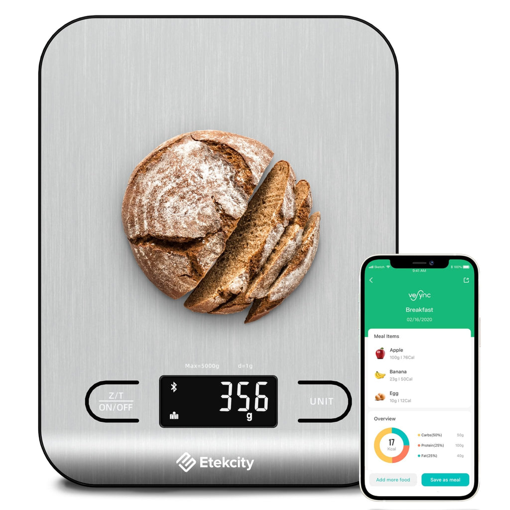 Etekcity Food Kitchen Scale, Digital Grams and Ounces for Weight Loss, Baking, Cooking, Keto and Meal Prep, LCD Display, Medium, 304 Stainless Steel - The Cozy Corner