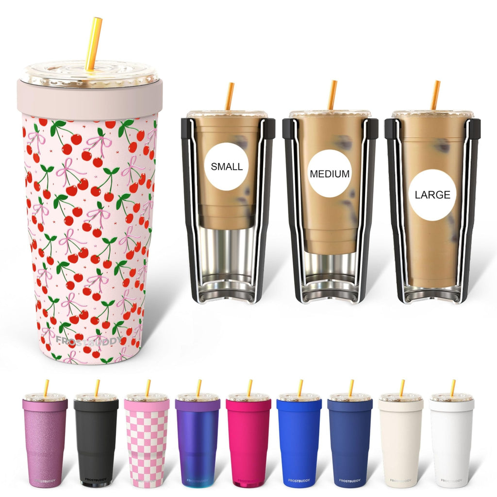 Frost Buddy Togo Buddy 30 oz Stainless Steel Vacuum Insulated Tumbler To Go Coffee Cup – Iced Coffee Cups, Iced Coffee Sleeve, Travel Mug, Thermal Cup for Hot & Cold Drinks, Dunkin Cup (Ice Cream) - The Cozy Corner