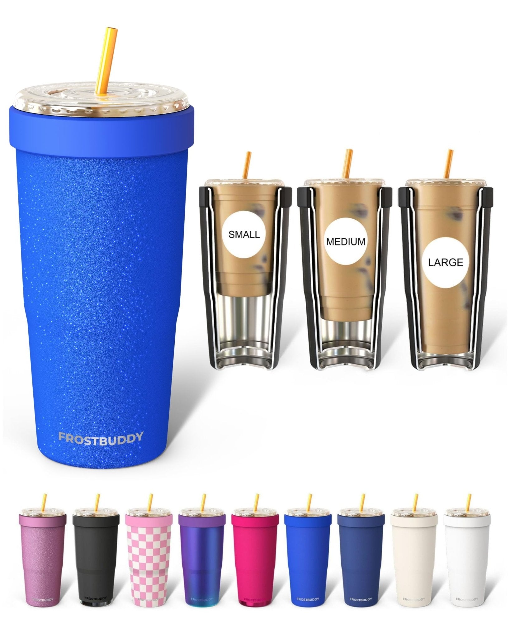 Frost Buddy Togo Buddy 30 oz Stainless Steel Vacuum Insulated Tumbler To Go Coffee Cup – Iced Coffee Cups, Iced Coffee Sleeve, Travel Mug, Thermal Cup for Hot & Cold Drinks, Dunkin Cup (Ice Cream) - The Cozy Corner