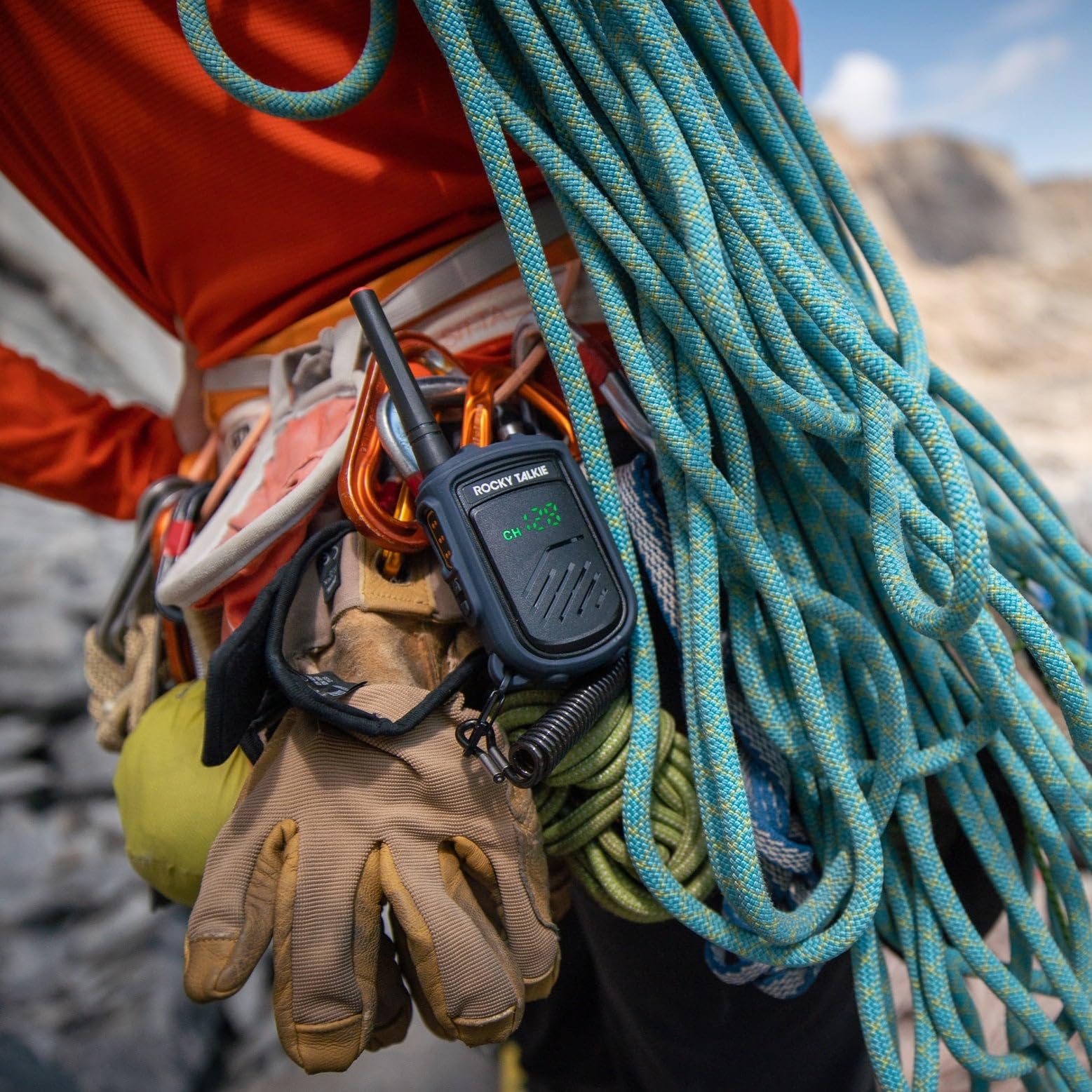 Rocky Talkie Mountain Radio - Long Range Walkie Talkie, FRS Handheld Radio, 4 Day Battery Life, Max Durability, 2 Pack - The Cozy Corner