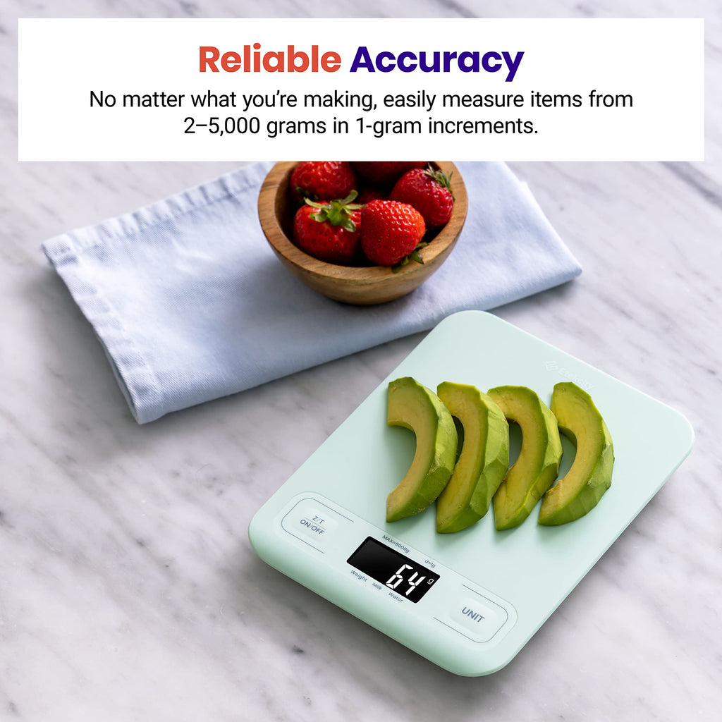 Etekcity Food Kitchen Scale, Digital Grams and Ounces for Weight Loss, Baking, Cooking, Keto and Meal Prep, LCD Display, Medium, 304 Stainless Steel - The Cozy Corner