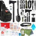 Survival Kit, 268 Pcs Emergency Survival Gear and Equipment Supplies with First Aid Kit, Camping Axe, Headlamp, Crossbody Bag for Camping Hiking, Hunting, Gift for Christmas Men, Dads, Black - The Cozy Corner