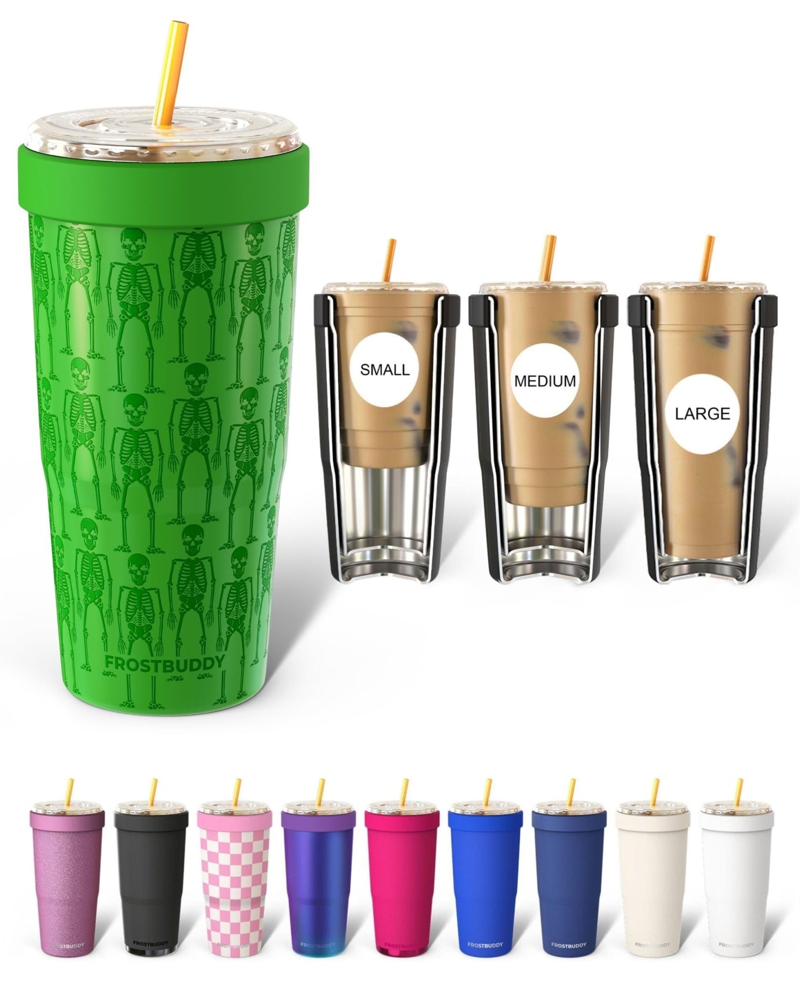 Frost Buddy Togo Buddy 30 oz Stainless Steel Vacuum Insulated Tumbler To Go Coffee Cup – Iced Coffee Cups, Iced Coffee Sleeve, Travel Mug, Thermal Cup for Hot & Cold Drinks, Dunkin Cup (Ice Cream) - The Cozy Corner