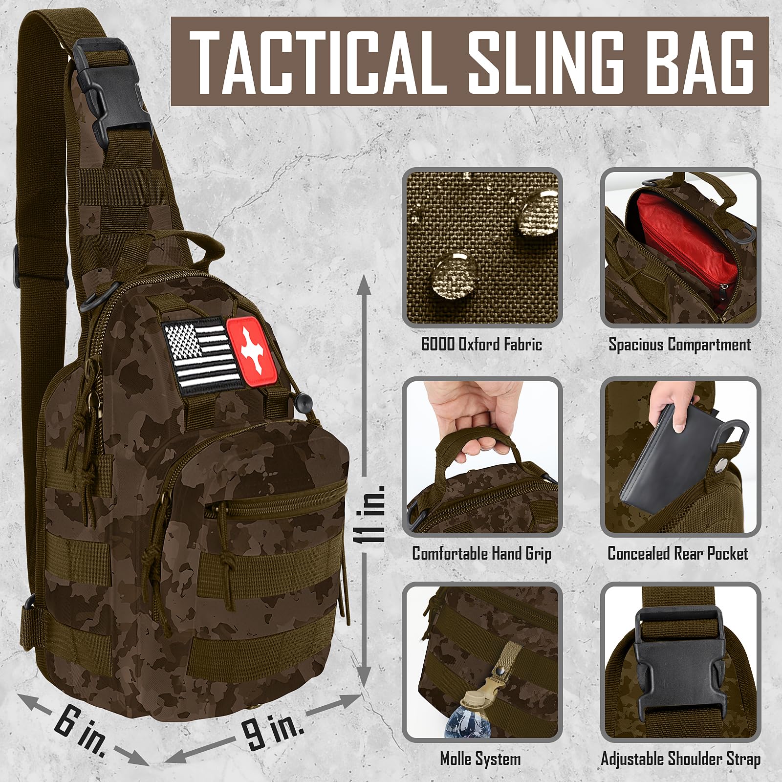 Survival Kit, 268 Pcs Emergency Survival Gear and Equipment Supplies with First Aid Kit, Camping Axe, Headlamp, Crossbody Bag for Camping Hiking, Hunting, Gift for Christmas Men, Dads, Black - The Cozy Corner