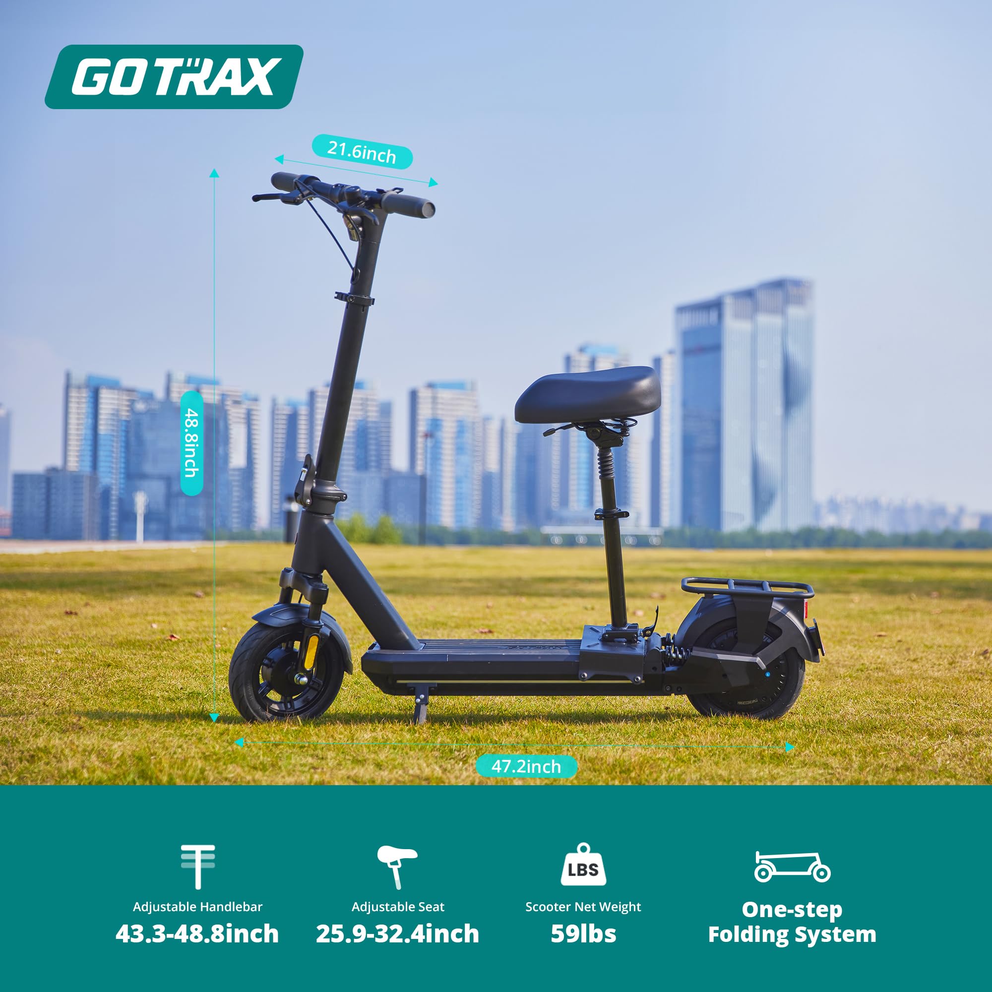 Gotrax XR ELITE MAX Electric Scooter,10" Big Tires, Max 18 Miles Range 20Mph Speed Power by 350W Motor Long Life Battery, Large Digital Display and Cruise Control Foldable Commuter EScooter for Adults - The Cozy Corner