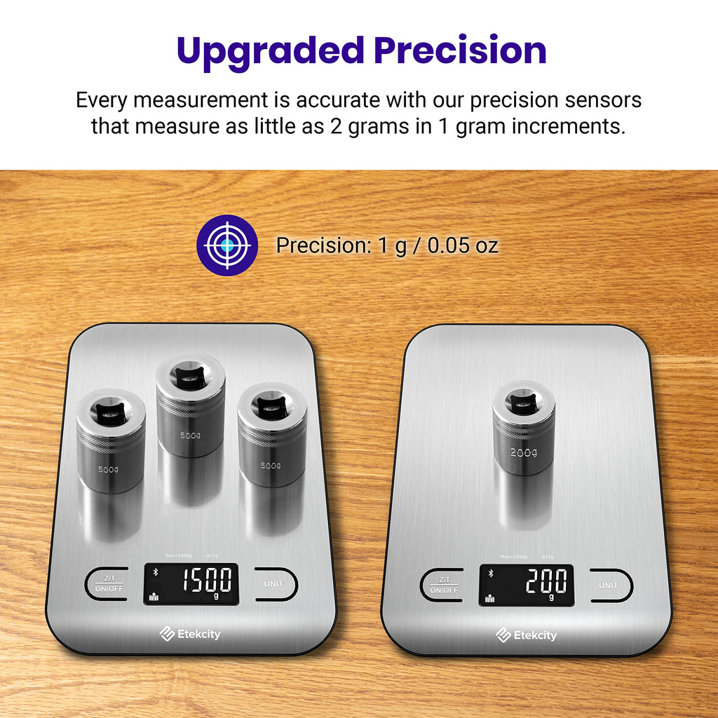 Etekcity Food Kitchen Scale, Digital Grams and Ounces for Weight Loss, Baking, Cooking, Keto and Meal Prep, LCD Display, Medium, 304 Stainless Steel - The Cozy Corner