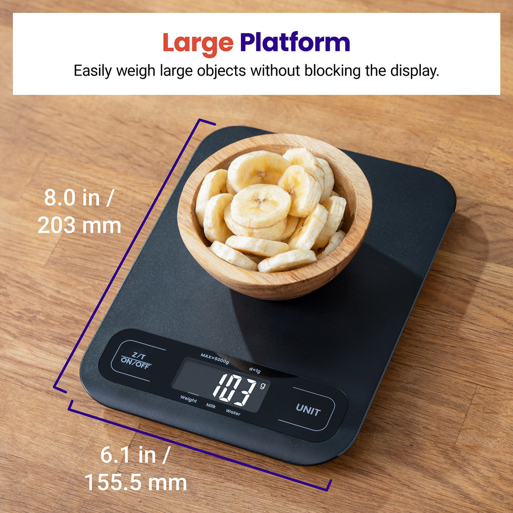 Etekcity Food Kitchen Scale, Digital Grams and Ounces for Weight Loss, Baking, Cooking, Keto and Meal Prep, LCD Display, Medium, 304 Stainless Steel - The Cozy Corner