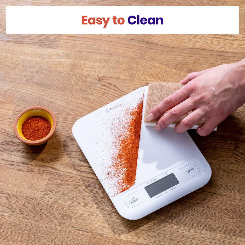 Etekcity Food Kitchen Scale, Digital Grams and Ounces for Weight Loss, Baking, Cooking, Keto and Meal Prep, LCD Display, Medium, 304 Stainless Steel - The Cozy Corner