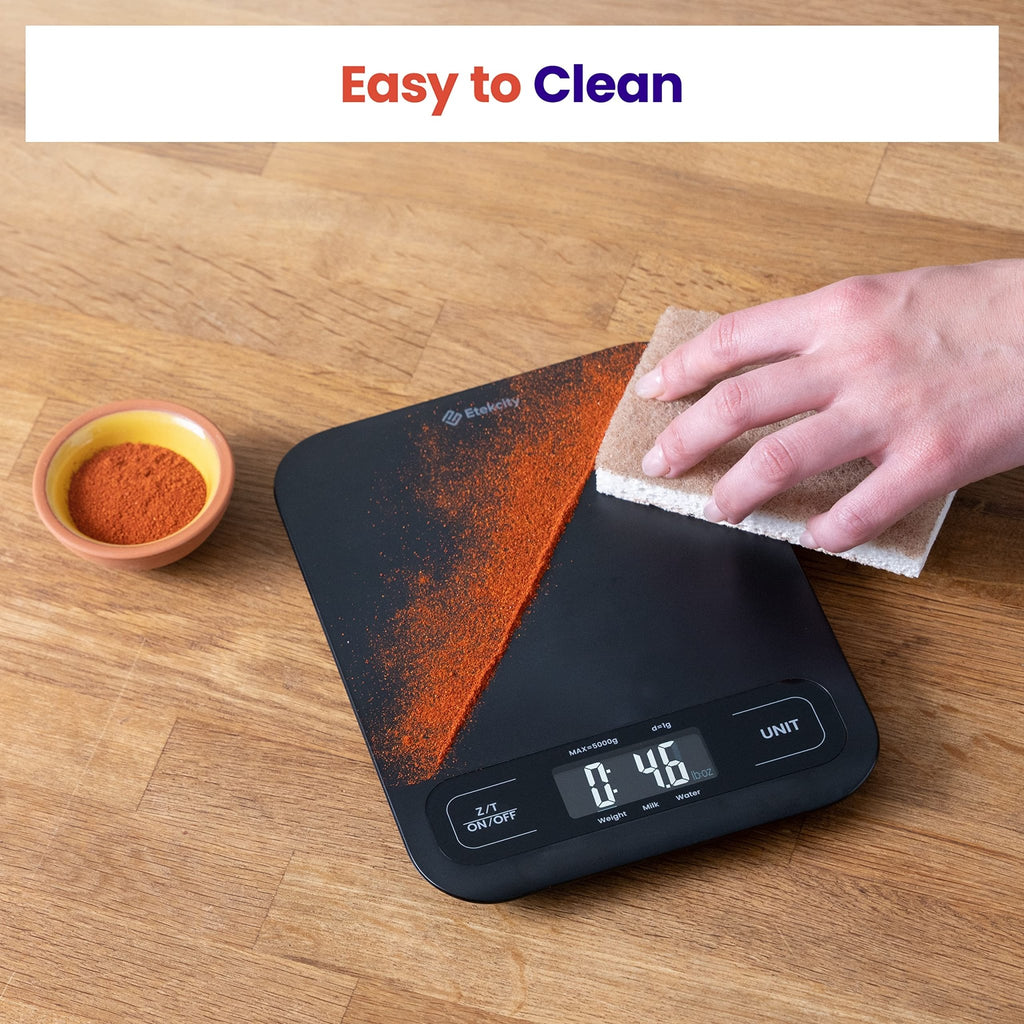Etekcity Food Kitchen Scale, Digital Grams and Ounces for Weight Loss, Baking, Cooking, Keto and Meal Prep, LCD Display, Medium, 304 Stainless Steel - The Cozy Corner
