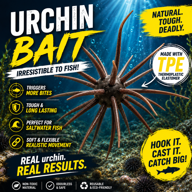 Coyote Baits – Dark Craw Urchin Bait