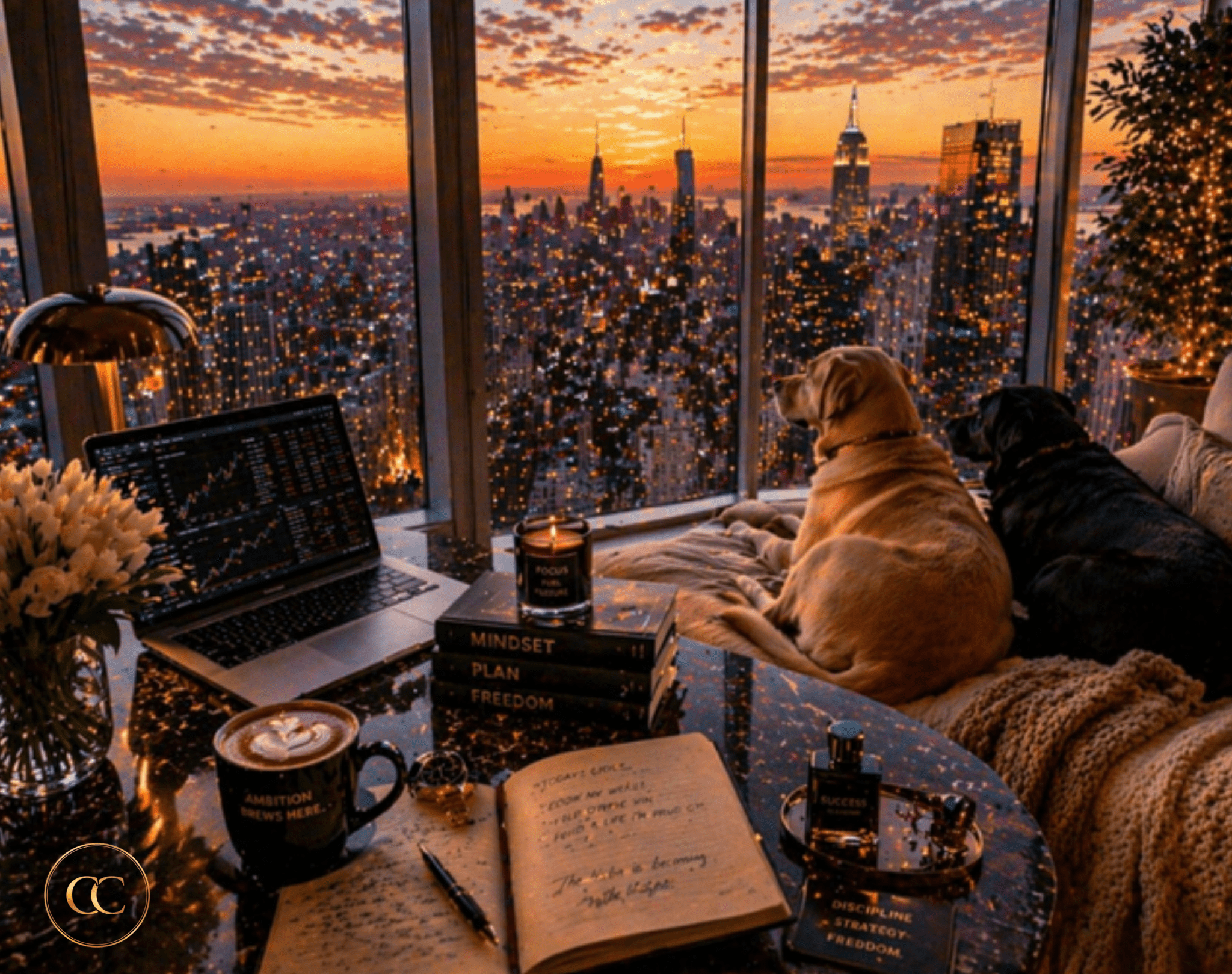 City Mornings — Laptop Cover | CC Signature Collection - The Cozy Corner