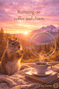 Running on Coffee and Chaos – Premium Digital Art - The Cozy Corner