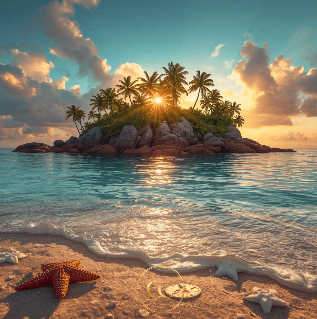 Starfish Cove | Premium Digital Art - Blue Collection - The Cozy Corner