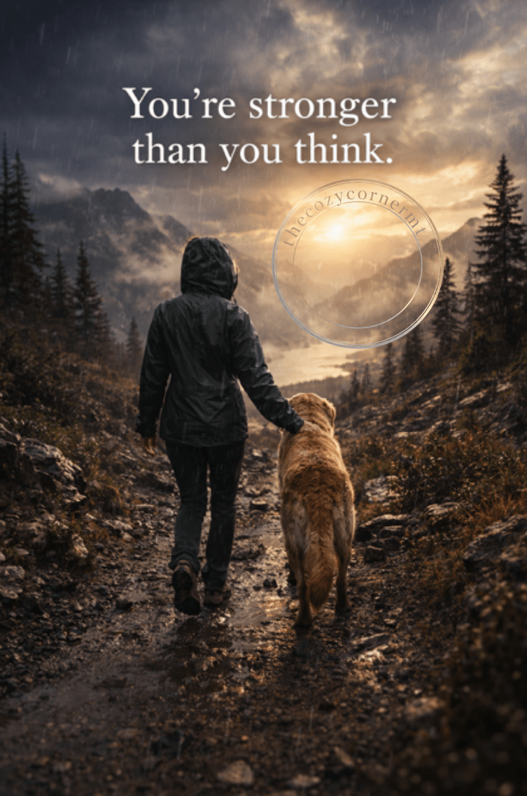 You're Stronger Than You Think - Mountain Trail E - Card - The Cozy Corner