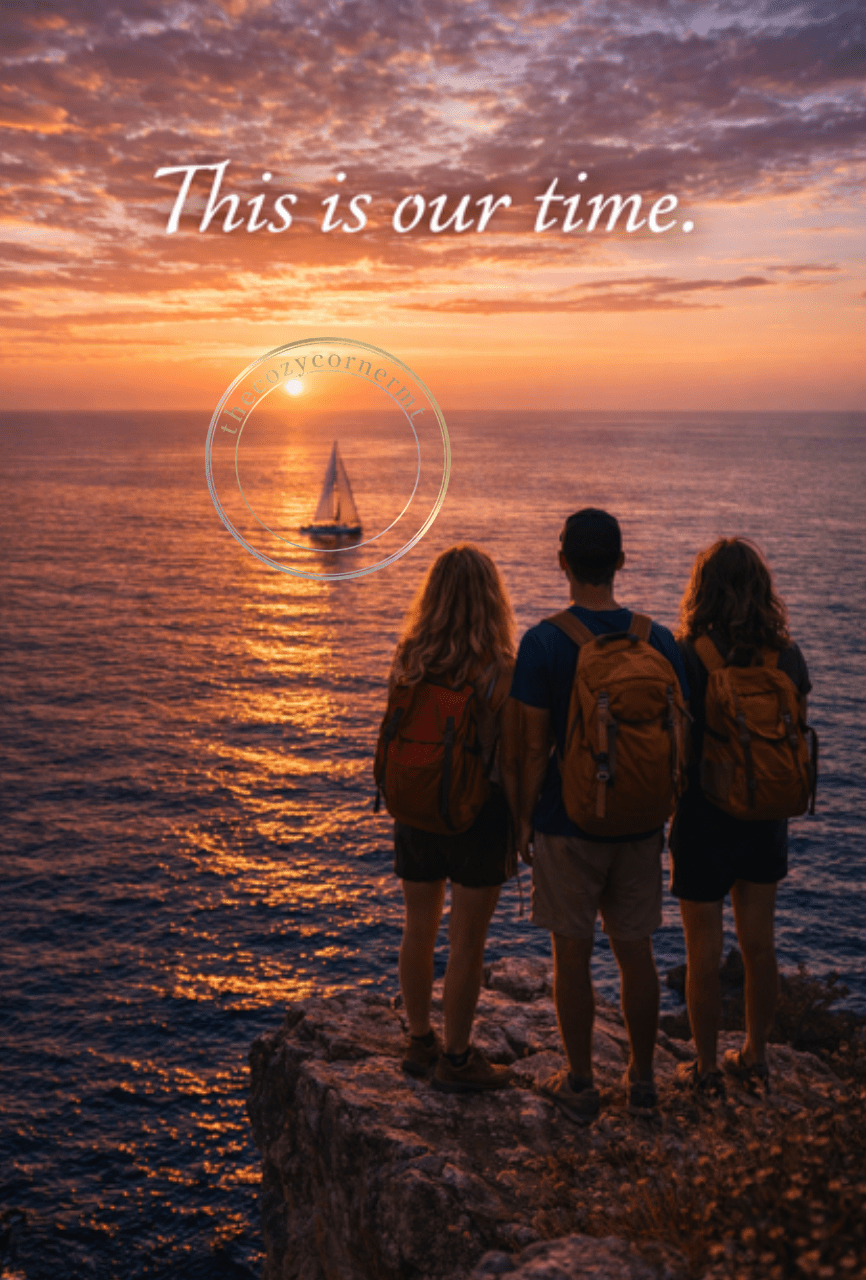 This Is Our Time - Ocean Sunset E - Card - The Cozy Corner