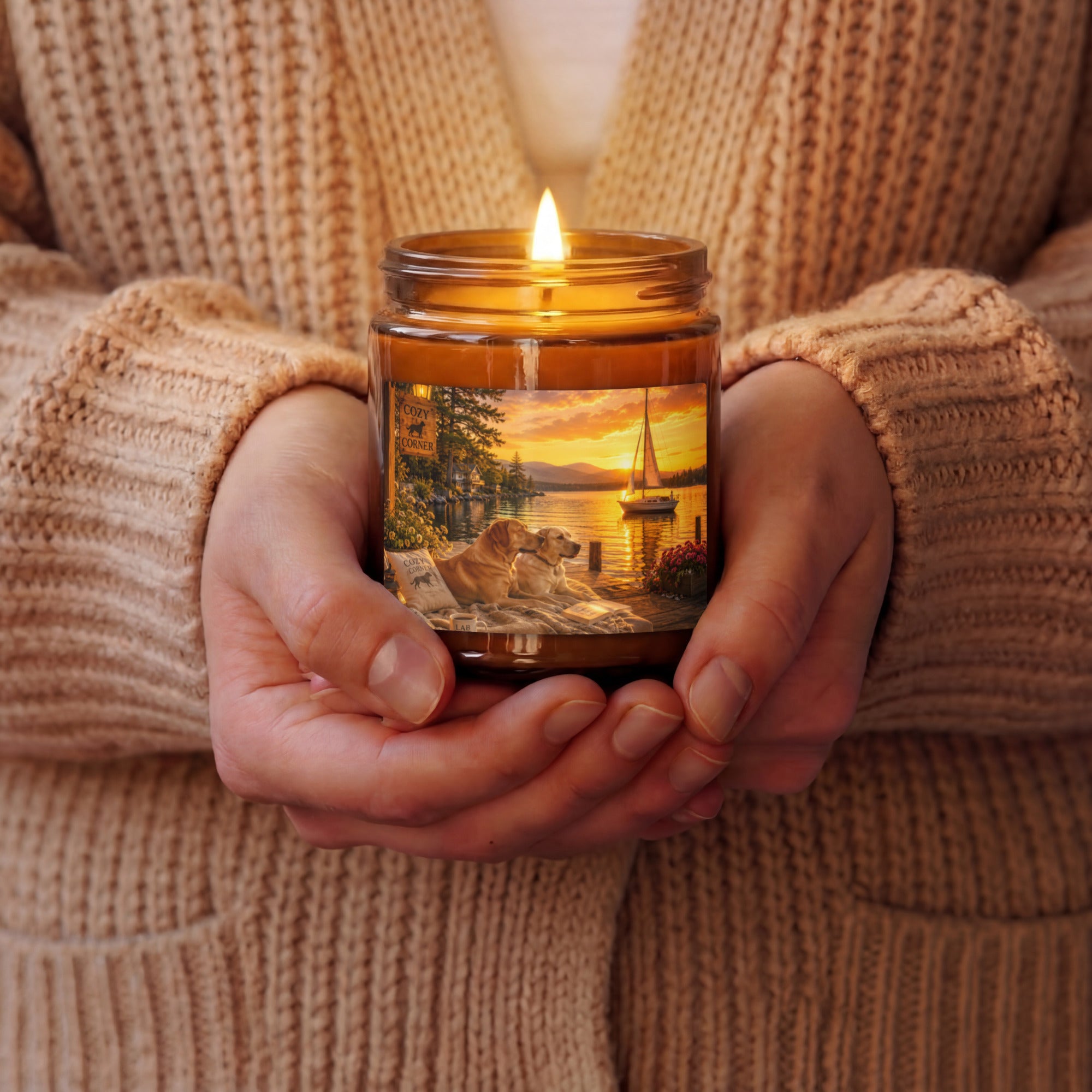 Lake Life - Amber soy candle - The Cozy Corner