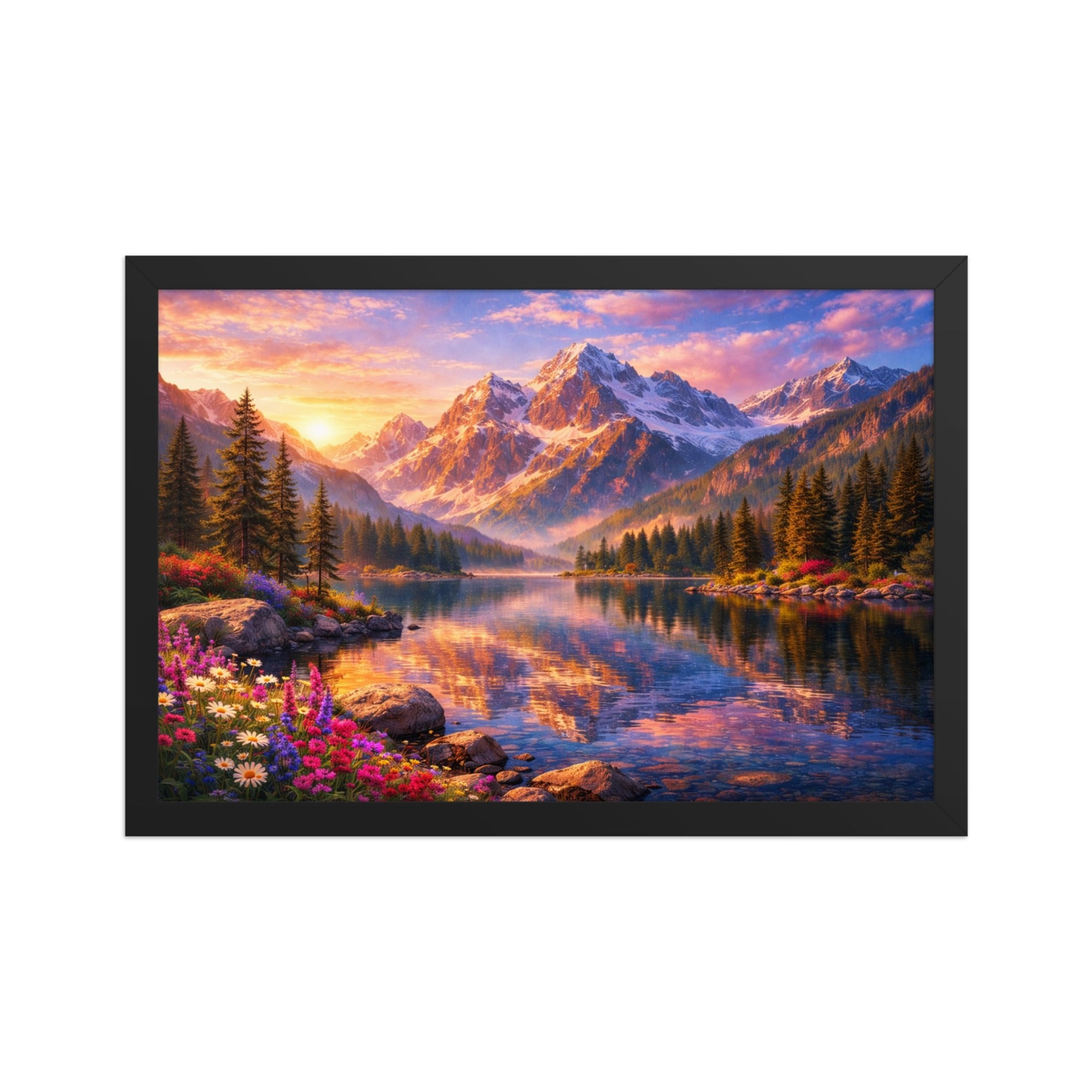Framed matte paper poster - The Cozy Corner
