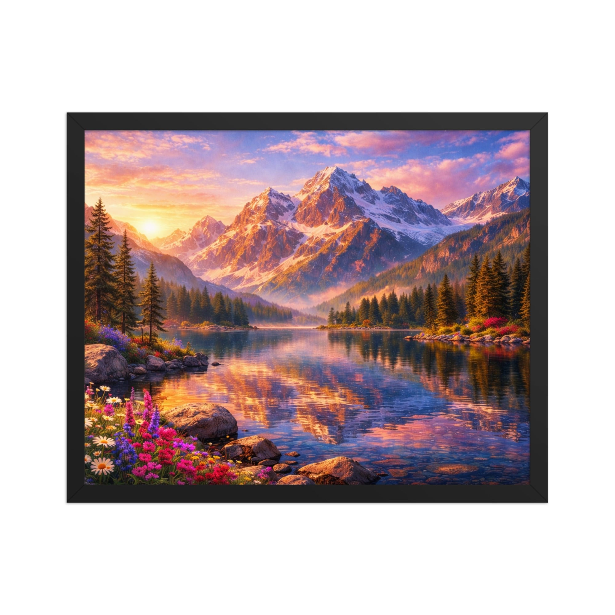 Framed matte paper poster - The Cozy Corner