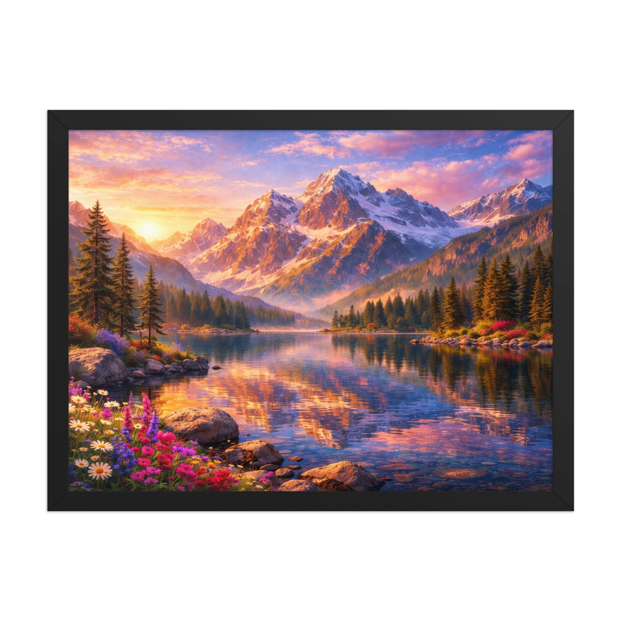Framed matte paper poster - The Cozy Corner