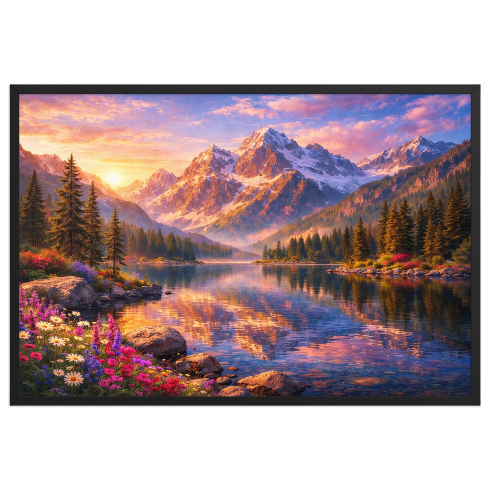 Framed matte paper poster - The Cozy Corner