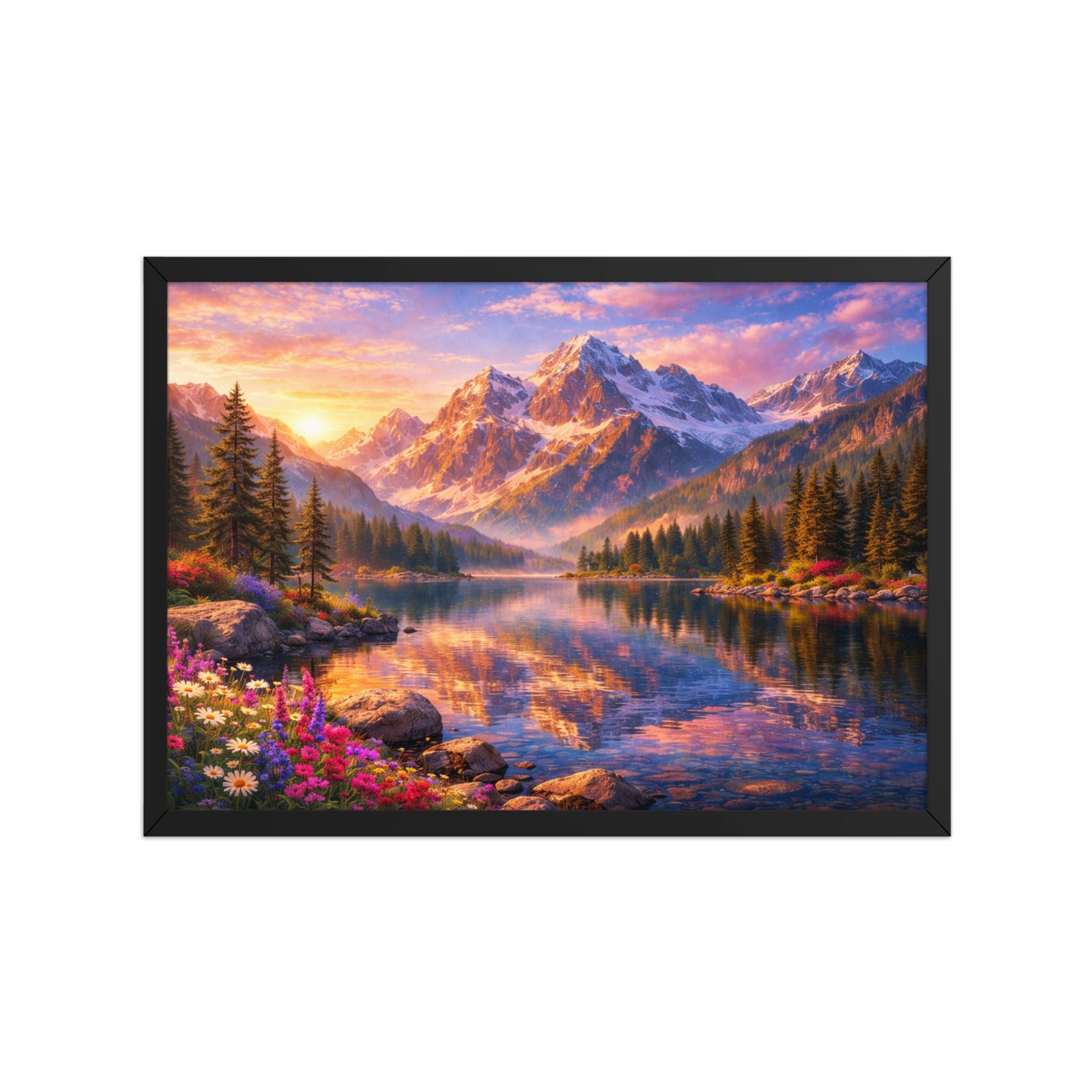 Framed matte paper poster - The Cozy Corner
